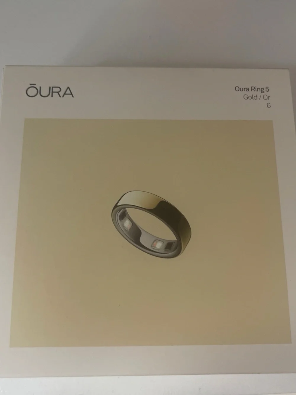 Oura Ring 5 Gold - Boxed Smart Ring